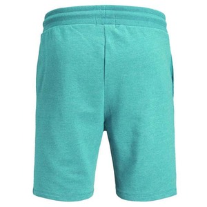 Pantalones Cortos Bermuda de Algodón Turquesa para Hombre con Cintura Ajustable con Cordón, Estilo Casual - Product Image 6