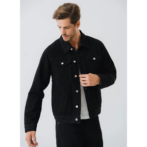 Chaqueta vaquera larga extragrande OEM para mujer, abrigo informal con botones de lana y tela para otoño, ropa exterior informal para mujer - Product Image 1