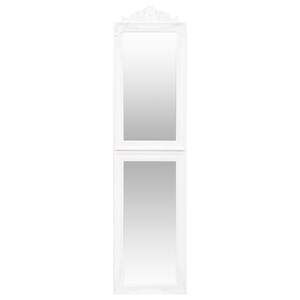 Miroir sur pied pliable en verre blanc pleine longueur - Product Image 3