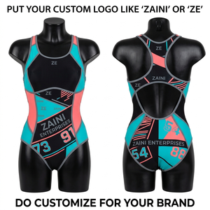 Premium 240g Polyester Women's Plunge Neck High Waist Triangle <b>Bra</b> Bikini 2 Piece Set Anti-Bacterial Breathable OEM - Product Image 1