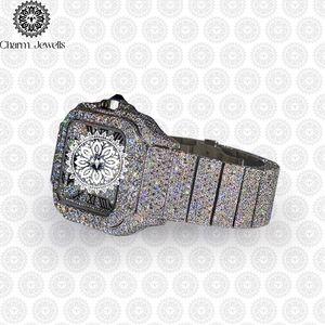Charm_Jewells Luxury Stainless Steel Square <b>Watch</b> 30mm Sapphire Crystal Quartz Movement Folding Clasp Women Fashion Design - Product Image 2
