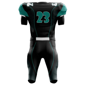 Uniforme de football américain personnalisé en tissu de haute qualité pour adultes, manches courtes, modèle élégant, respirant - Product Image 3