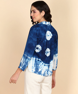 Camisa Maaesa para Mujer, de Rayón, Hecha a Mano, con Cuello Abotonado, Manga Larga, Estilo Casual, Corte Regular, para Primavera/Verano - Product Image 5