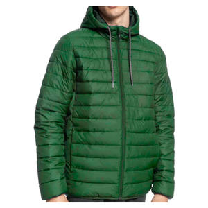 Men Coated Stand Varsity Puffer <b>Jacket</b> Long Sleeve Pullover Hoodie Zipper Regular Fit Breathable Fabric Custom Logo Printing - Product Image 6