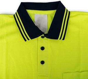 Camiseta Polo de Seguridad de Alta Visibilidad, Manga Corta, Reflectante, Ropa de Trabajo, Camiseta Reflectante para Turno Nocturno, Venta al Por Mayor - Product Image 2