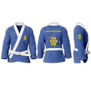 ชุดยูโดสีดำคุณภาพสูง หลายสี น้ำหนัก 450 กรัม รุ่น GL แบทช์ # ชุดยูโดบราซิลเลียนยิวยิตสู 60 ระดับนักสู้ - Product Image 4