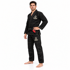 ชุดยูโดบราซิลเลี่ยนยิวยิตสู (BJJ Gi) น้ำหนักเบา ระบายอากาศได้ดี ป้องกันแบคทีเรีย สำหรับทุกเพศ ผลิตจากผ้า Aeroweave ที่ผ่านการลดขนาดแล้ว เหมาะสำหรับการแข่งขัน - Product Image 1