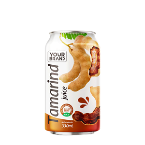 Jus de tamarin au goût tropical 330 ml (faible teneur en sucre, sans conservateurs) Échantillon gratuit Marque privée OEM - Product Image 1