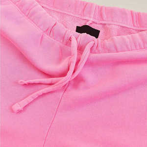 Sudadera de Cuello Redondo Extra Grande para Hombre, Color Rosa Sólido, Tejida en Algodón, Informal, para Otoño - Product Image 5