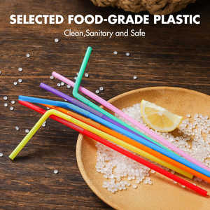 ทนทาน ปลอดสาร BPA ปลอดสาร PFAS ยาวพิเศษ ยืดหยุ่นได้ ย่อยสลายได้ เป็นมิตรกับสิ่งแวดล้อม รีไซเคิลได้ ป้องกันการรั่วซึม ใช้แล้วทิ้ง บรรจุ 50 ชิ้น PET/PLA - Product Image 2