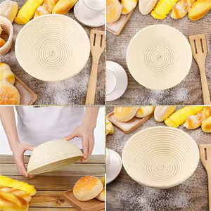 Panier d'épreuvage de pain de rotin naturel du Vietnam usage domestique panier d'épreuvage de pain de banetton pour des outils de cuisson et de pâtisserie - Product Image 6