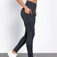 Nouveau design Legging femme à séchage rapide avec strass, couleur unique, taille haute, style décontracté, pantalon abordable pour femme, logo personnalisé