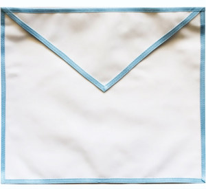 Tablier de Compagnon du Rite Écossais - Tablier Cérémonial en Cuir Premium Brodé à la Main pour Apprenti Compagnon, Regalia de Loge Bleue OEM ODM - Product Image 1