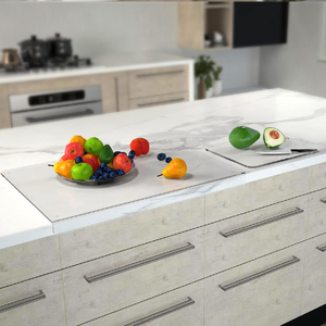 Planche à découper en acrylique transparente personnalisée pour hôtel et cuisine domestique, idéale pour couper fruits et légumes, compatible lave-vaisselle. - Product Image 5