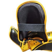 Protectores de Espinillas de Boxeo de Cuero Duradero y Transpirable al por Mayor, Protectores de Espinillas para MMA, Muay Thai, Kickboxing