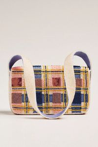 <b>Green</b> Floral Bead Bag Leaf Pattern <b>Purse</b> Botanical Shoulder Bag Nature Inspired Handbag Garden Theme <b>Purse</b> - Product Image 3