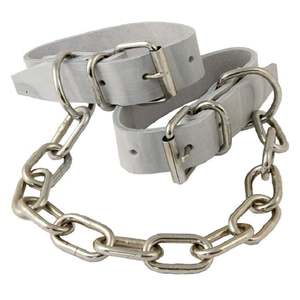 Attache pour bétail NVC modèle 1-170-07 avec sangle en polypropylène robuste doublée de feutre, chaîne pivotante lourde de 4-5 pouces et boucles à roulettes - Product Image 4