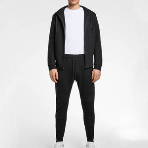 Custom Men's Modern Casual Tracksuit Premium Cotton Hoodie <b>Set</b> Private Label OEM Manufacturer - Product Image 2