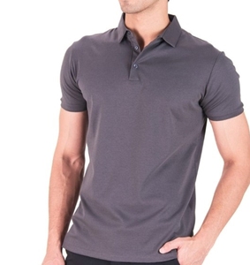 T-shirt polo en polyester pour homme UPF 50+ pour la randonnée en plein air, tissu anti-UV respirant, équipement de sport pour le tennis - Product Image 5
