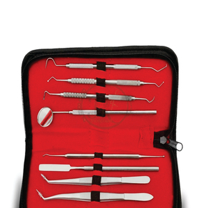 Kit Completo de Cuidado Dental Manual con Empuñadura Ergonómica e Instrumentos con Certificación CE para un Examen y Tratamiento Precisos - Product Image 1