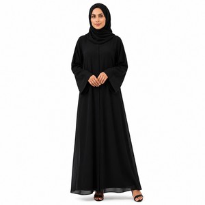 • Luxury Modest Islamic Clothing <b>Abaya</b> for Ladies • Women’s Premium Farasha Style <b>Abaya</b> • Fancy Party Wear Muslimah <b>Abaya</b> Dre - Product Image 3
