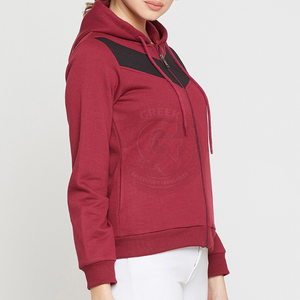 Sweat-shirt à capuche long pour femme en tissu tricoté confortable, idéal pour les looks décontractés superposés et les tenues de voyage - Product Image 4
