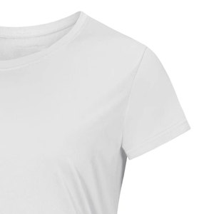 Camiseta Corta de Moda para Mujer, Diseño Sólido, Talla Grande, para Otoño, Cuello Redondo, Corte Holgado, Informal - Product Image 6