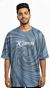 Camiseta Casual Oversize para Hombre, Estilo Urbano, Sublimada, Moderna, Corte Regular, Poliéster/Algodón, Ecológica y Transpirable - Product Image 3