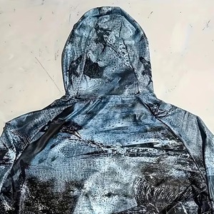 Veste de sport pour homme 100% polyester imperméable et respirante, protection UV UPF 50, séchage rapide, coupe-vent, pour le sport, la salle de sport et les activités de plein air - Product Image 3
