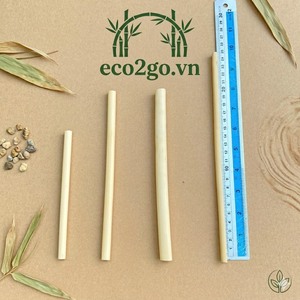 Best Natural Eco-Friendly <b>Bamboo</b> <b>Straws</b> Drinking Set for Party Bubble Tea Bulk Vietnam Engrave Laser Logo Made High Quality - Product Image 6