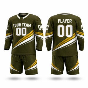Ensembles de vêtements d'équipe personnalisés avec logo imprimé numériquement, jersey et pantalon faits à la main, 100% polyester, séchage rapide, respirant, été, unisexe - Product Image 6