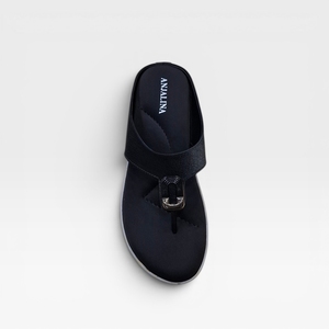 Sandales compensées confortables pour femmes, à boucle, avec coussinets souples, antidérapantes, légères, pour usage quotidien et extérieur - Product Image 1