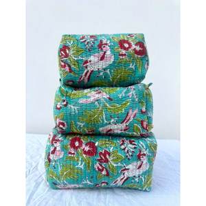 Caja de Joyería Bohemia Premium de Algodón, Ligera, con Estampado a Mano, para Viajes, Almacenamiento en Sala de Estar y Uso en Exteriores, de un Solo Nivel - Product Image 3