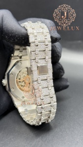 Reloj de Diamantes Moissanite Estilo Hip Hop Completamente Cubierto de Piedras para Hombre, Accesorio de Moda de Lujo para Bodas y Fiestas, Disponible para la Venta - Product Image 2
