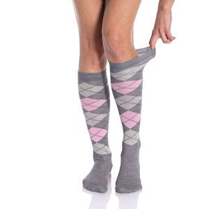 Calcetines hasta la rodilla para mujer 6 pares de calcetines coloridos sobre la rodilla de la pantorrilla - Product Image 3