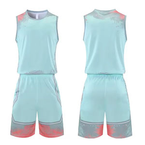 Ensemble de maillot et short de basketball respirant de haute qualité, personnalisable, à séchage rapide, pour le sport - Product Image 1