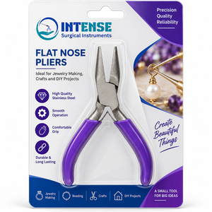 Alicates Profesionales de Punta Plana de Acero Inoxidable para Joyería, Alicates de Precisión para Abalorios, Herramienta Manual para Doblar Alambre - Product Image 6