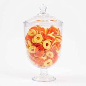 Cheap price ODM OEM Transparent <b>Plastic</b> Candy Vase <b>Jar</b> with Lid for Candy Table Display Decoration Made in Vietnam 1-2 Pcs - Product Image 2