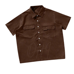 Camisa Casual de Manga Corta para Hombre, Personalizable, 100% Algodón Premium, Estilo Minimalista, Ecológica, de Secado Rápido - Product Image 2