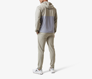Conjunto de Sudadera con Capucha y Pantalones Deportivos de Invierno Transpirables, con Paneles de Bloques de Color, 100% Poliéster, Ligeros, Precio al por Mayor - Product Image 4