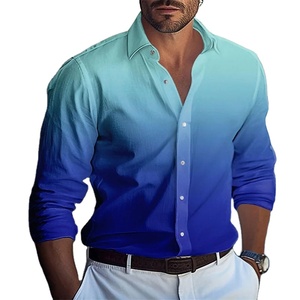 Camisa informal para hombre al por mayor serie rojo blanco negro nuevo diseñador ropa casual suave cómoda moda Otoño e Invierno - Product Image 1