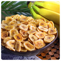 Voedzame Vietnamese Mekong bananenchips voor alle leeftijden, gebakken, zoete smaak, harde textuur, originele fruit- en groentesnack, knapperig.