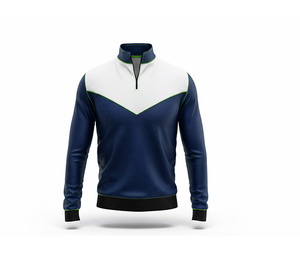 Sudadera con Cierre de Cremallera de un Cuarto para Hombre, Sublimada, Fabricante de Ropa Deportiva para Hombre, Mujer y Jóvenes, de Secado Rápido, para Equipos - Product Image 1