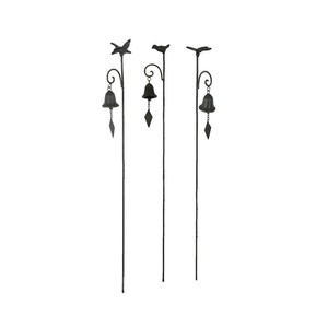 Estaca Decorativa Galvanizada para Jardín con Diseño de Flor, Escultura Metálica para Decoración de Césped - Product Image 6