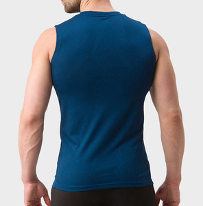 Débardeur décontracté pour homme, couleur unie, vêtement de fitness, respirant, débardeur de haute qualité pour homme - Product Image 5