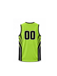 Maillot de basket-ball et débardeur de sport double face en matière durable avec impression par sublimation pour clubs et écoles - Product Image 6