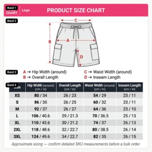 Shorts cargo personnalisés pour garçons, 100% polyester, cordon de serrage, taille élastique, légers, séchage rapide, décontractés, pour sports de plein air, OEM ODM - Product Image 4