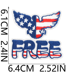 Custom Made Embroidery Badge Factory Direct Woven <b>Iron</b> <b>On</b> Patch for Clothing Hats Jeans Uniforms with Premium Embroidered Logo - Product Image 4
