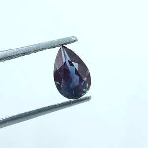 พลอยอเล็กซานไดรต์ธรรมชาติทรงลูกแพร์เจียระไน 0.60 กะรัต HAYAAT GEMS สำหรับทำเครื่องประดับ ราชสถาน - Product Image 2