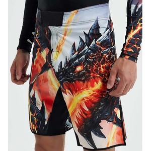 Boxing Fighting Grappling Kickboxing BJJ Martial Arts <b>Combat</b> <b>Shorts</b> Stretch Four-Way Stretch Spandex/Polyester - Product Image 2